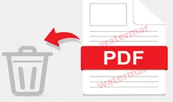 Remove Watermark from PDF File 